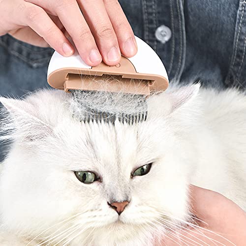 The Ultimate Pet Grooming Tool: Steel Comb Brush for Hair Removal and Dematting